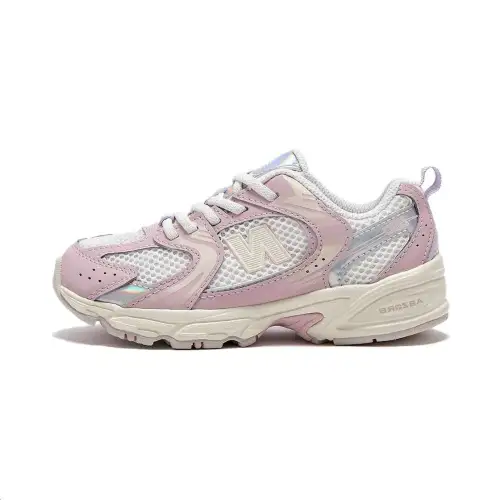 New Balance NB 530 Comfortable and simple low-top children's running shoes pink middle children