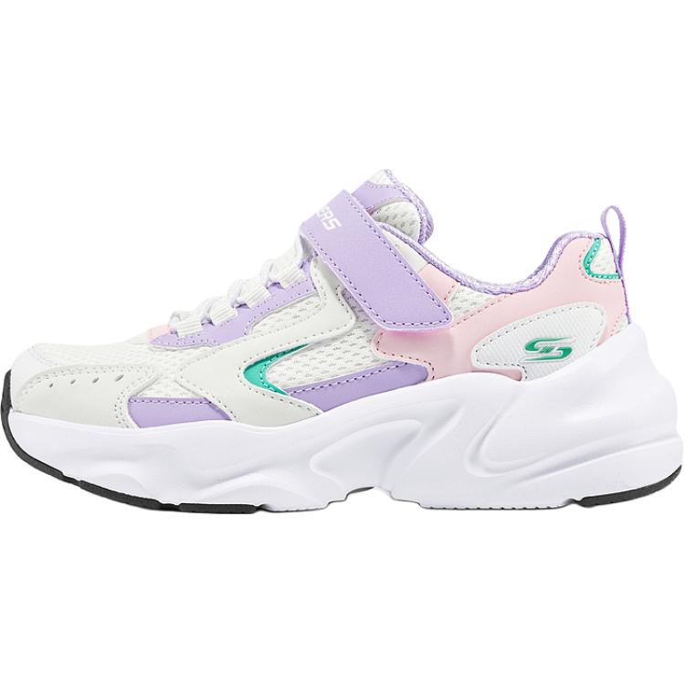 Кроссовки Skechers SKECHERS GIRLS (бело-фиолетовые)