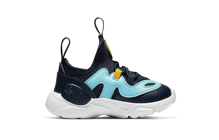 Детские кроссовки Nike Huarache E.D.G.E. (разноцветные) — Жёлтый / синий / красный — фото 3