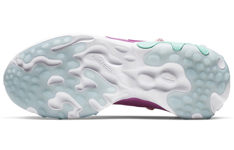 Кроссовки Nike NikeReact Presto (фиолетовые) — Фиолетовый / белый / серый / жёлтый / синий — фото 7