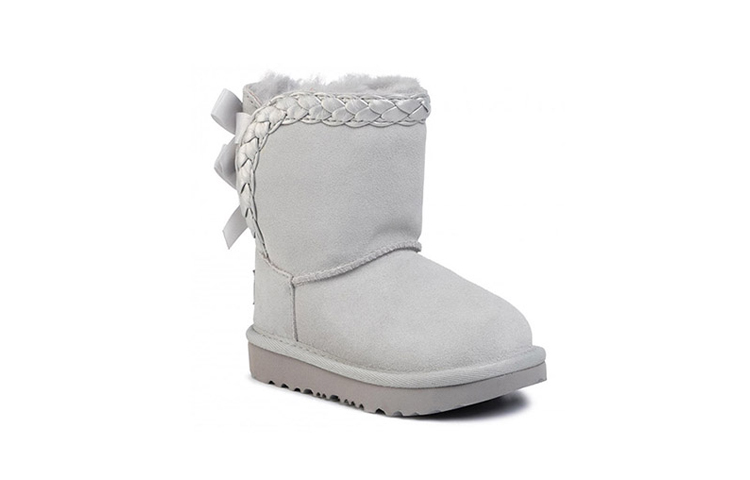 Детские ботинки UGG Classic Short II (серая) — фото 3