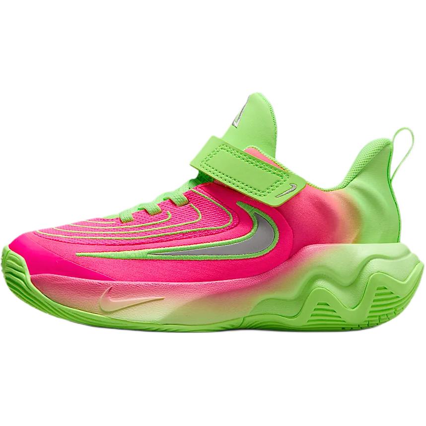Детские кроссовки Nike Giannis Immortality 4 (розово-зеленые)