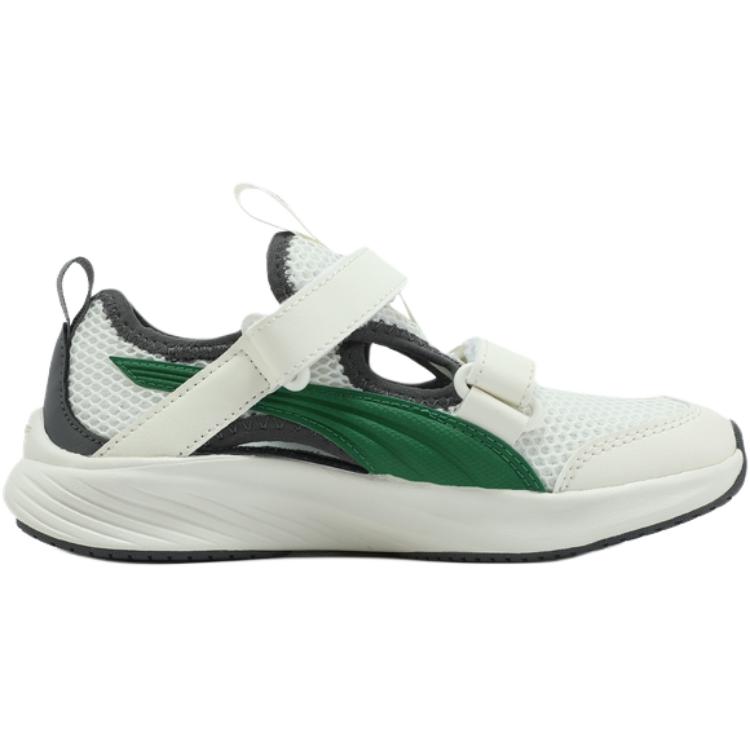 Детские сандалии PUMA Pounce Lite CT SANDAL (бело-зеленые) — Белыйзелёный — фото 2