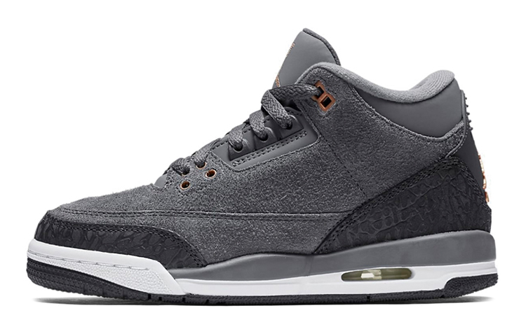 Кроссовки Jordan Air Jordan 3 Retro Anthracite GS (темно-серые)