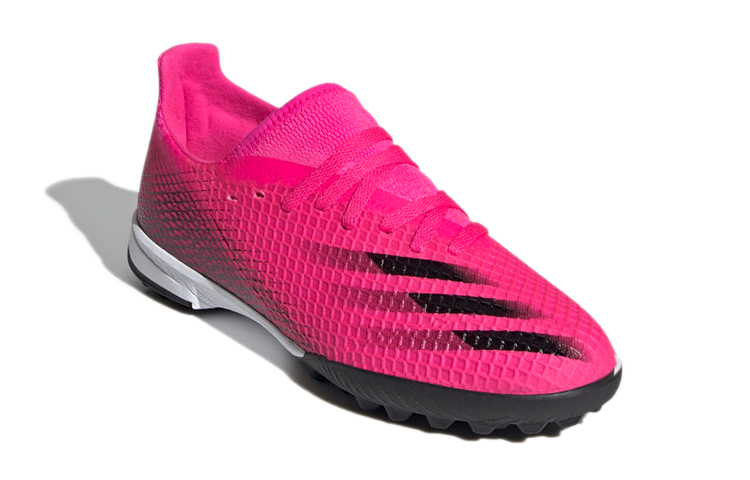 Детские бутсы adidas X GHOSTED 3 Turf K (розовый) — фото 4