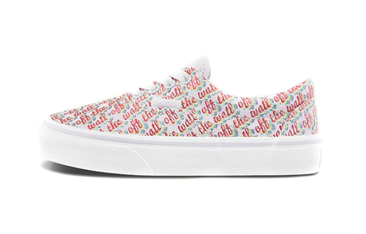 Кеды Vans Old Skool (бело-розовые)