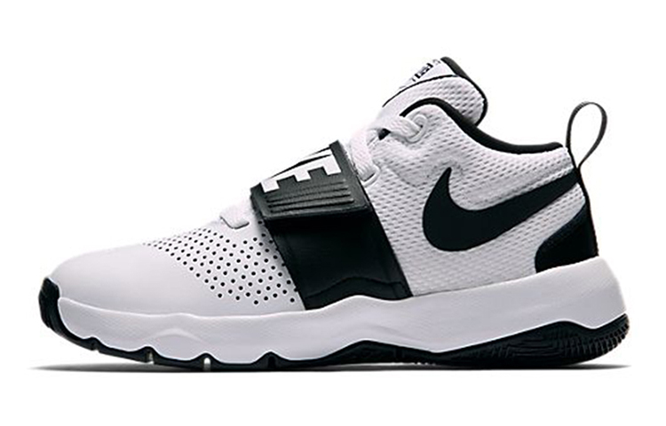 Кроссовки Nike Team Hustle D 8 (бело-черные)