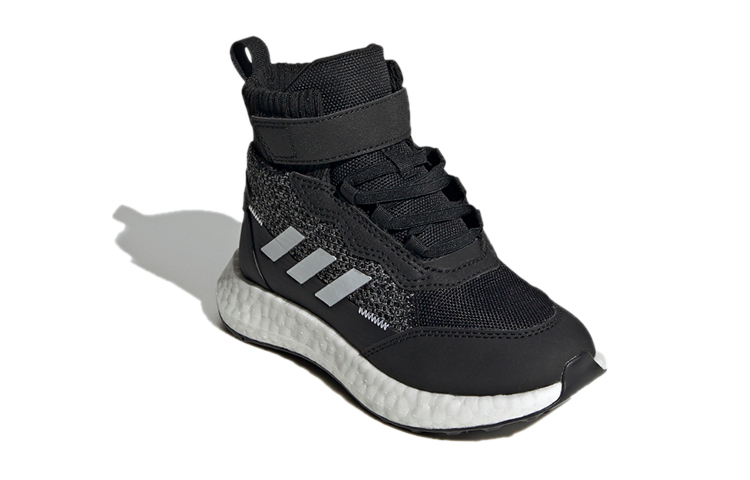 Детские кроссовки adidas (черно-белые) — фото 4