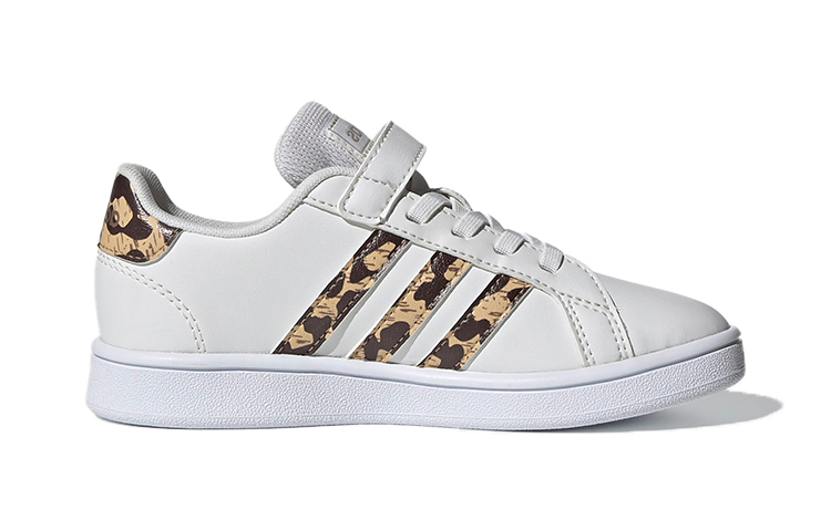 Кеды adidas neo GRAND COURT (белые с леопардовым) — 白/豹纹 — фото 4