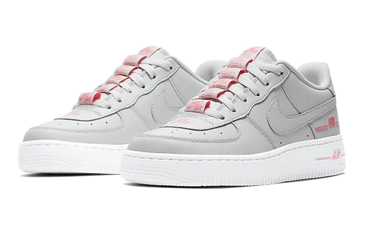 Кроссовки Nike Air Force 1 LV8 3 (серо-розовые) — фото 5