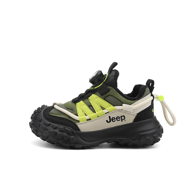 Детские кеды Jeep Casual Shoes (желто-зеленые)