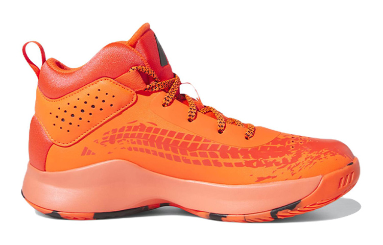 Детские кроссовки adidas Cross Em Up 5 (оранжево-черные) — Оранжевый / чёрный — фото 3