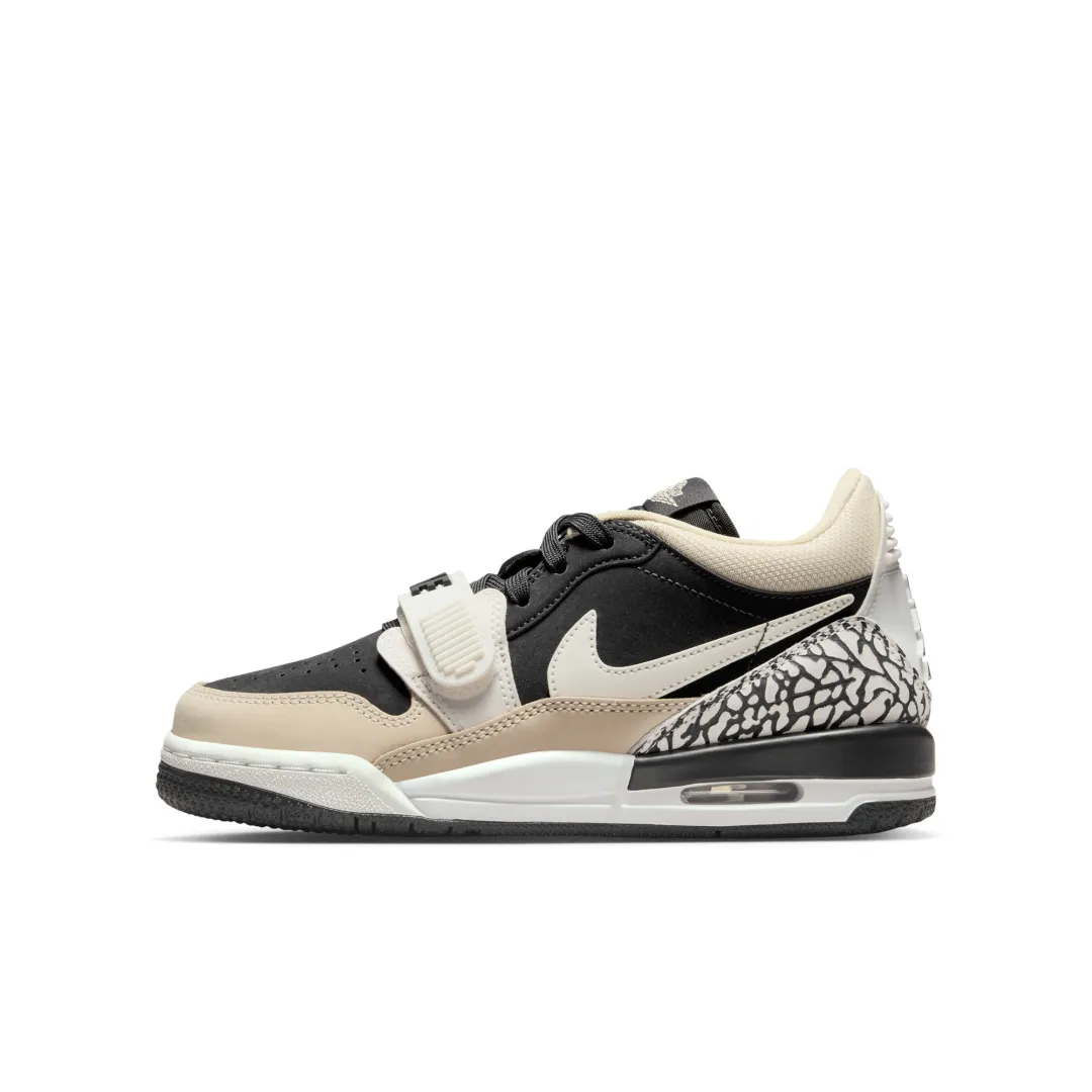 Jordan Legacy 312 Mid top Children's Basketball Shoes Beige Gray Unisex