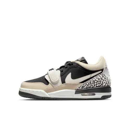 Jordan Legacy 312 Mid top Basketball Shoes Beige Gray Unisex