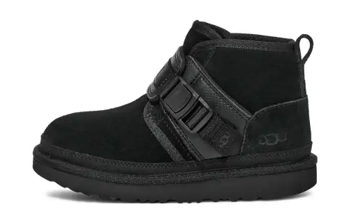 UGG Synthesized comfortable children's black boots