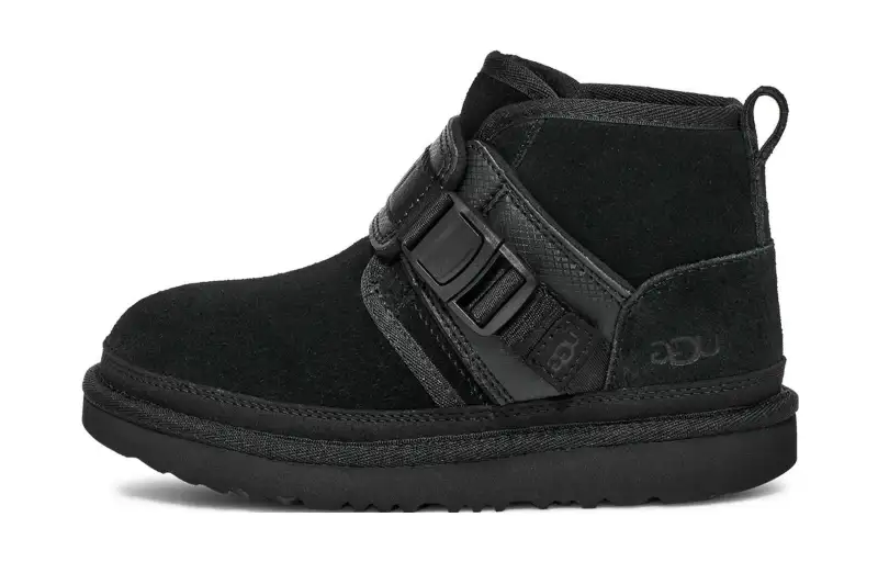 UGG Synthesized comfortable children's black boots