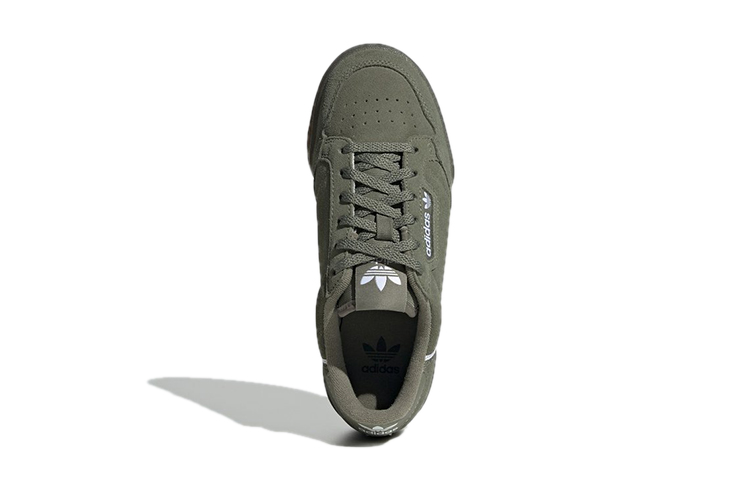 Кеды adidas originals 80 J (зеленые) — фото 6