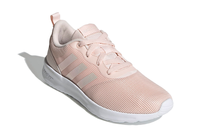 детские кроссовки adidas neo Qt Racer 2.0 K (розово-белый) — фото 3