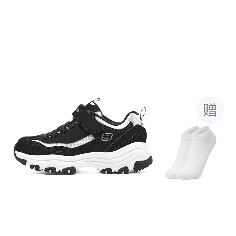 Подростковые кроссовки Skechers I-Conik (черно-белые)