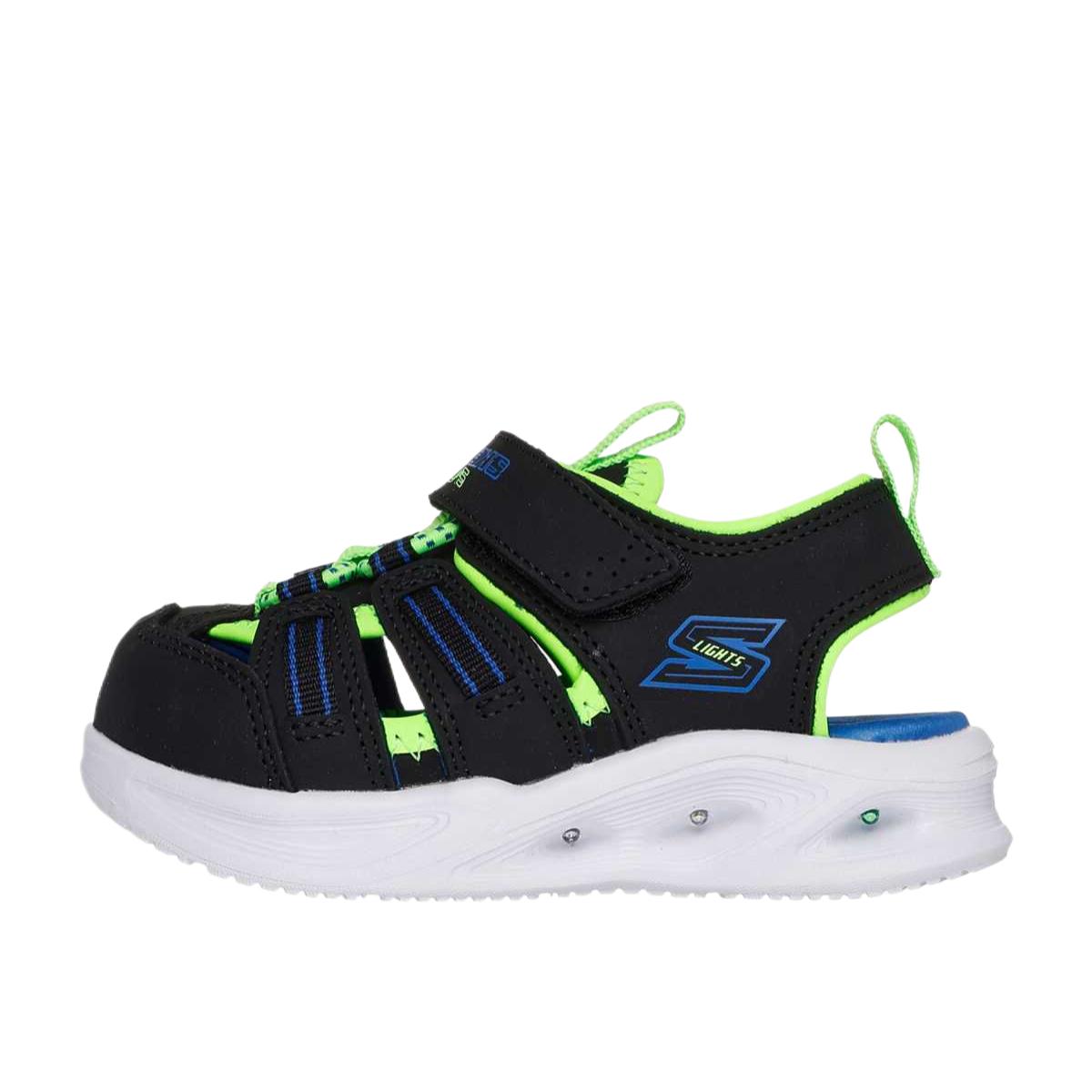 Детские сандалии Skechers kids S-Lights® (черные)