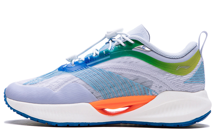 Li Ning children's lightweight and durable low-top running shoes sky blue youth