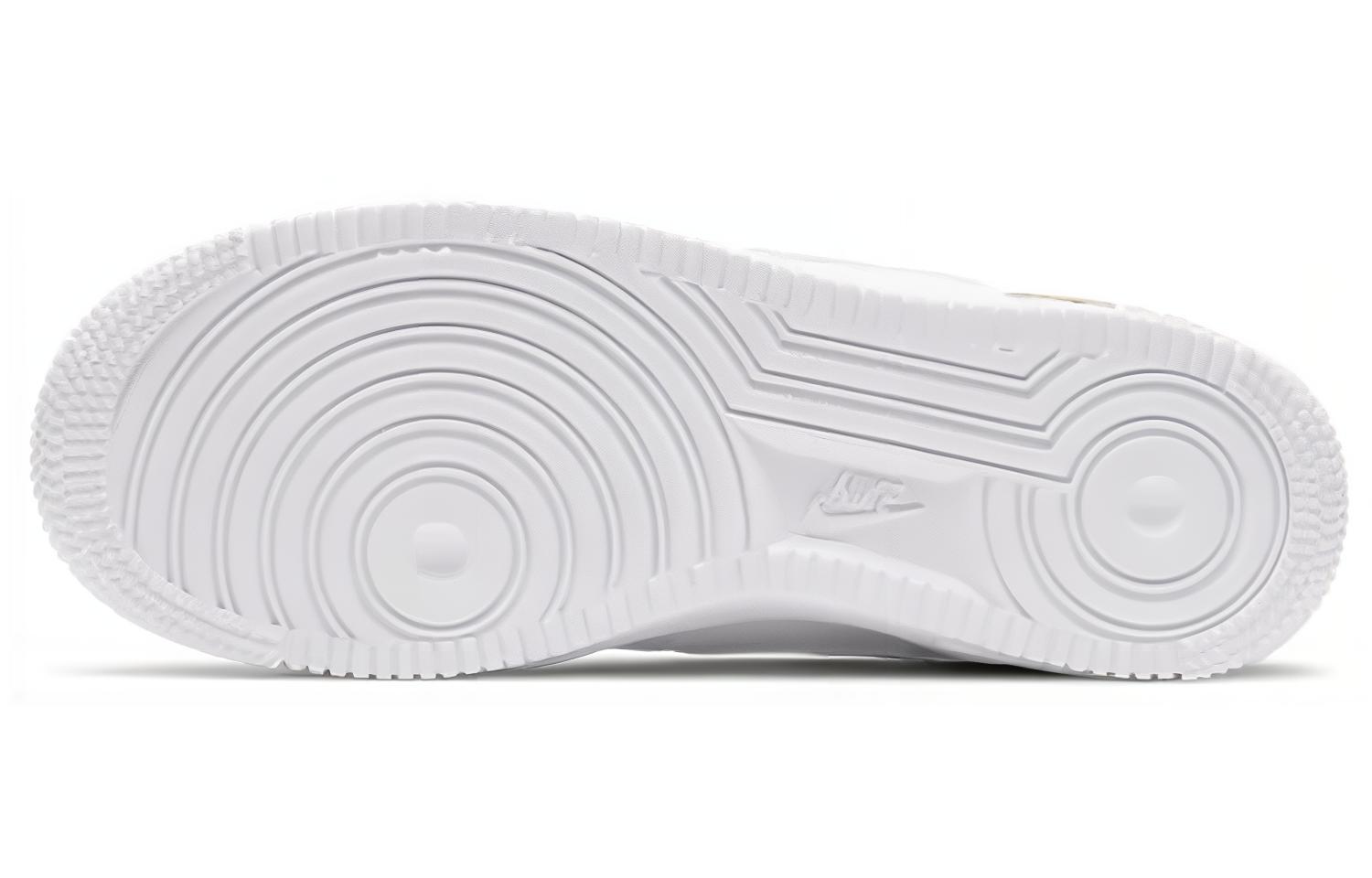 Кеды Nike NikeAir Force 1 Lv8 1 GS (бело-черно-золотые) — Белый / чёрный / золотой — фото 9