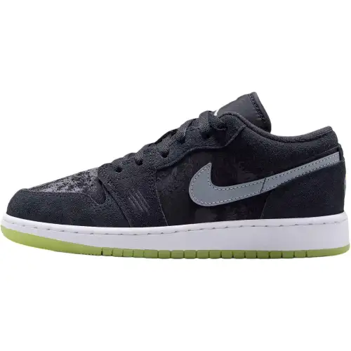 Jordan Air Jordan 1 Low top Skateboard Shoes Black Unisex