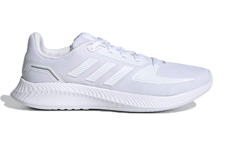 Детские кроссовки adidas neo Runfalcon 2.0 K (бело-серые) — Белый / серый — фото 3
