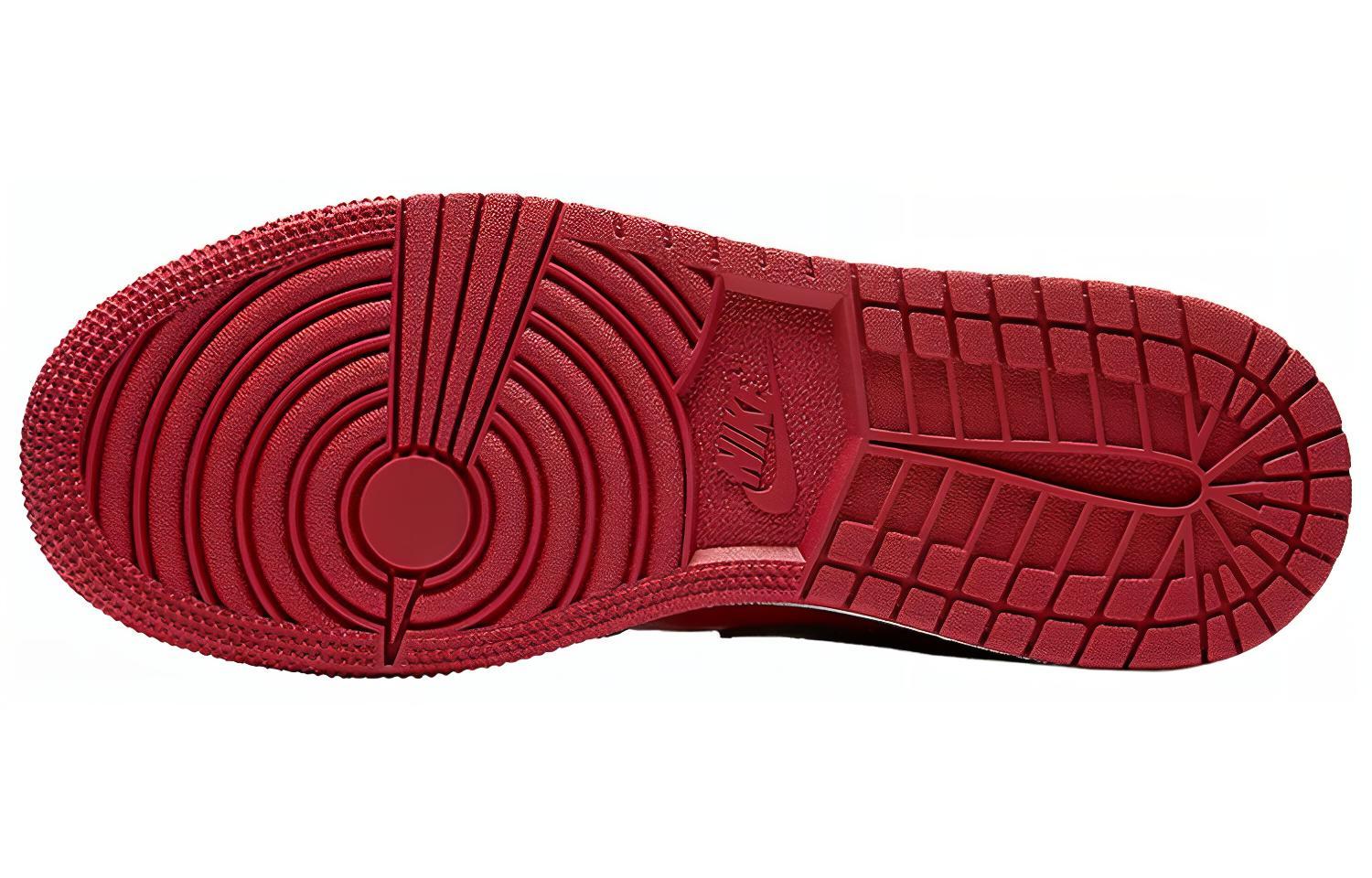 Кроссовки Jordan JordanAir Jordan 1 Low GS (черно-красные) — фото 8