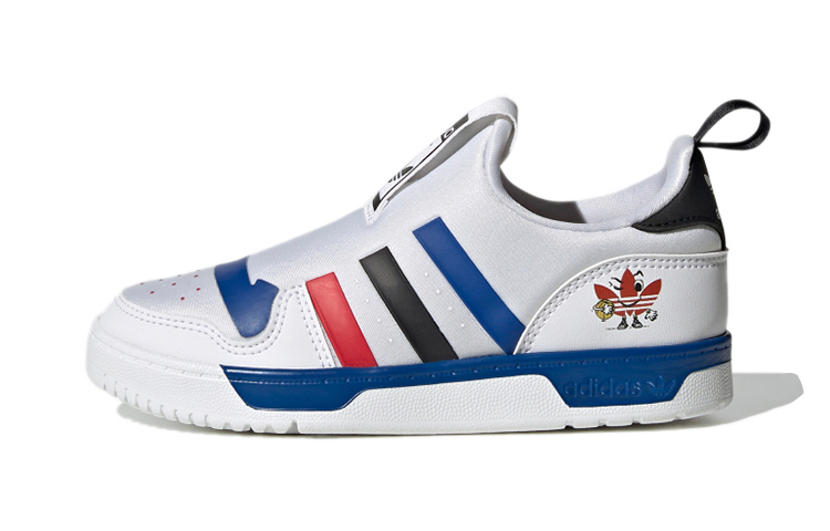Детские кеды adidas originals Rivalry (бело-сине-красные)