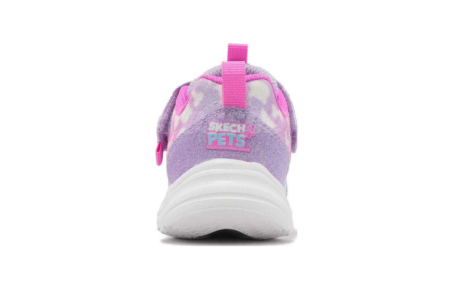 Детские кеды Skechers S Lights-Glimmer (розовые) — фото 4