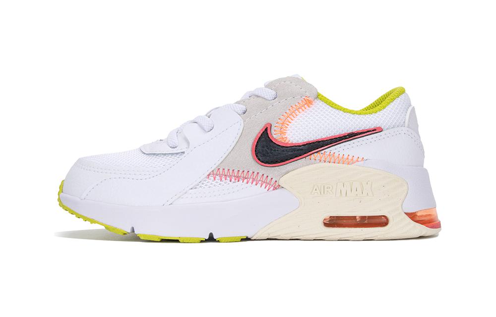 Детские кроссовки Nike Air Max Excee PS (бело-серо-розовые)