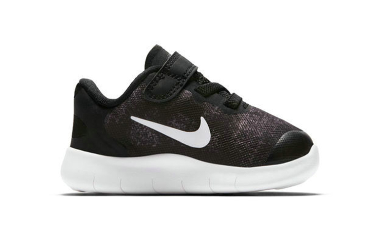 Детские кроссовки Nike Free RN (черные) — Чёрный — фото 3