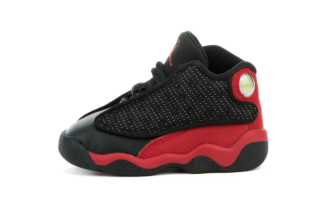 Jordan Air Jordan 13 Retro TD Leather Slip Resistant Cushioning High top Vintage Basketball Shoes Black