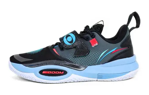 LiNing Li Ning City 10 V2 Wade Dreamer synthetic leather comfortable practical anti-slip shock absorption wear-resistant breathable low-top children's basketball shoes black gray youth