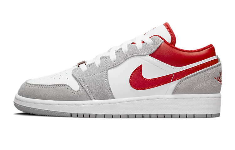 Кроссовки Jordan Air Jordan 1 Low (серый / белый / красный)