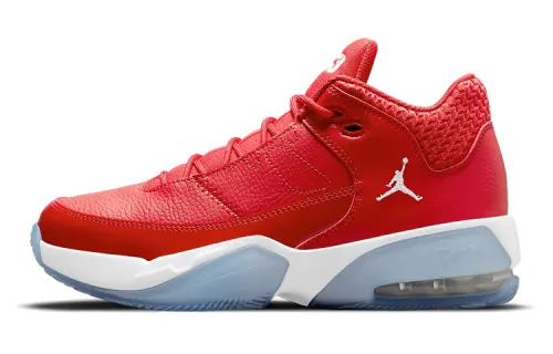 Jordan Max Aura 3 Mid top Vintage Basketball Shoes Red Unisex