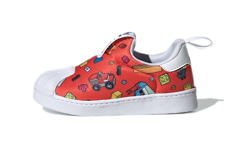Детские кроссовки adidas originals Superstar 360 I (красные)