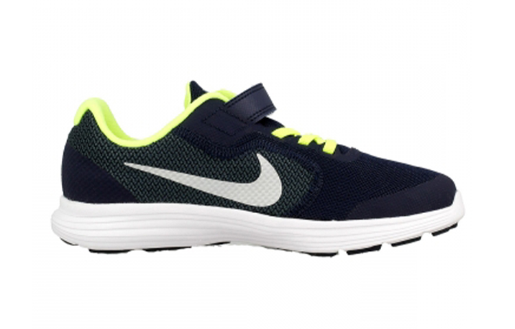 Детские кроссовки Nike REVOLUTION 3 (сине-белый) — Синий / белый — фото 2