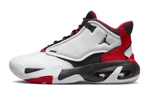 Jordan Max Aura 4 White Black University Red GS