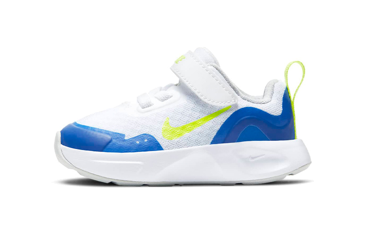 Детские кроссовки Nike Wearallday (бело-сине-зеленые)
