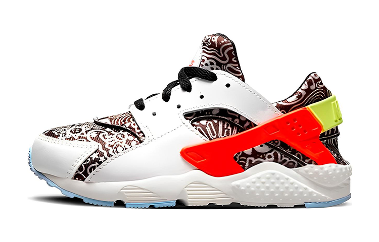 Детские кроссовки Nike (бело-черно-красные)