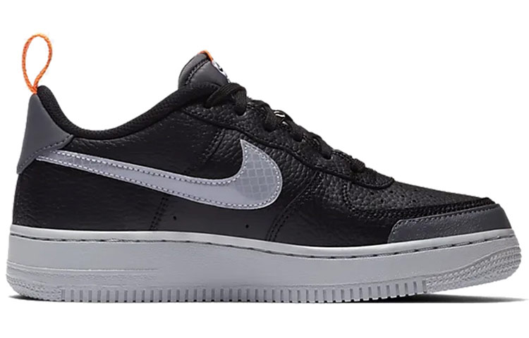 Кеды Nike Air Force 1 LV8 2 (черно-серые) — фото 4