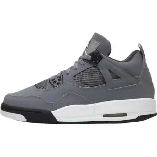 Jordan Air Jordan 4 High top Basketball Shoes Gray Unisex