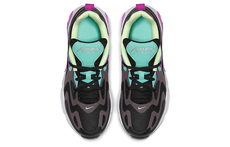 Кроссовки Nike NikeAir Max 200 GS (черный / белый / фиолетовый) — Чёрный / белый / фиолетовый — фото 4