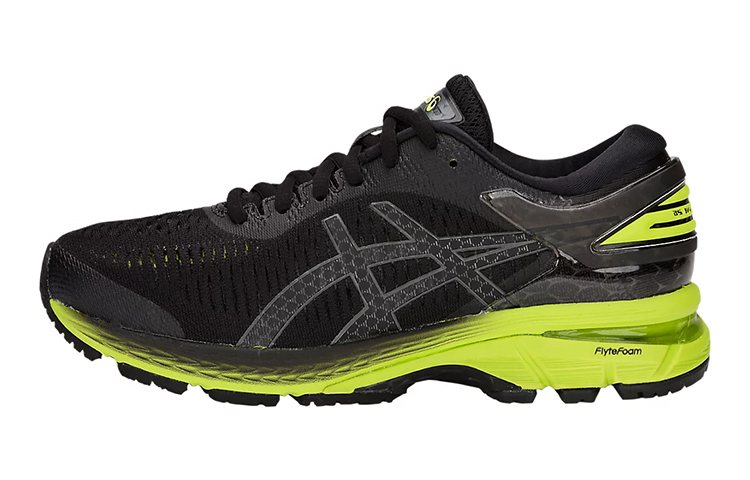 Кроссовки ASICS Gel-Kayano 25 (черно-зеленые)