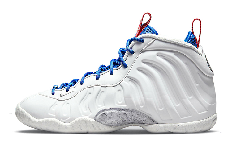 Кроссовки Nike NikeLittle Posite One "Space" GS (бело-сине-красные)