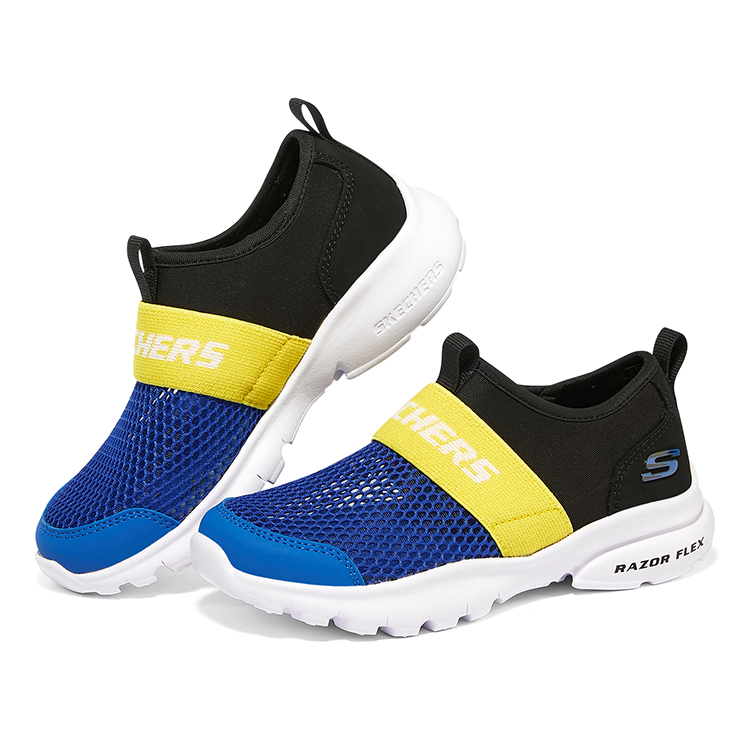 Кроссовки Skechers Razor Flex (сине-черные) — фото 3