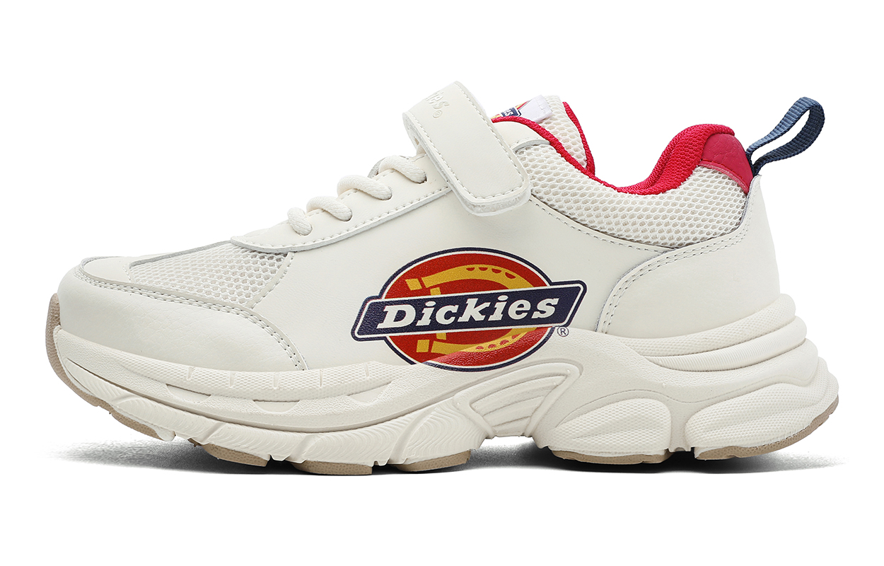 Детские кроссовки Dickies Классика (бежево-красные)