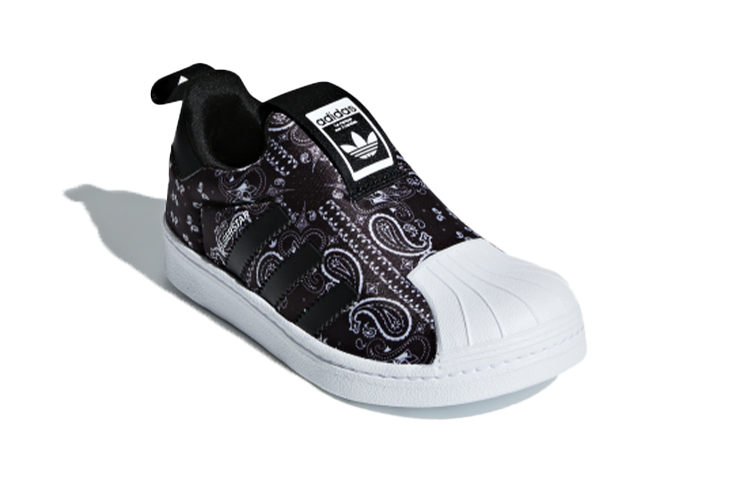 Детские кеды adidas originals SUPERSTAR 360 C (бело-черные) — Белый / чёрный — фото 3